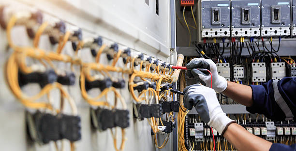 Professional Electrician technician working in Westfield, MA